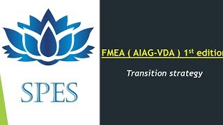 FMEA  AIAG  VDA  1st Edition Transition strategy [upl. by Rudolph]