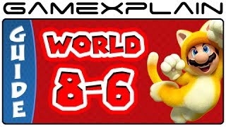 Super Mario 3D World  World 86 Green Stars amp Stamp Locations Guide amp Walkthrough [upl. by Elrak280]