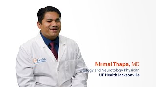 Otolaryngology at UF Health Jacksonville by Dr Nirmal Thapa [upl. by Htbazile]