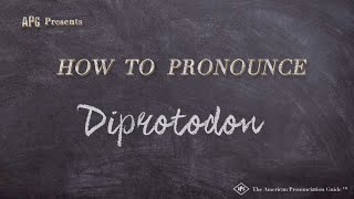 How to Pronounce Diprotodon Real Life Examples [upl. by Ravilob916]