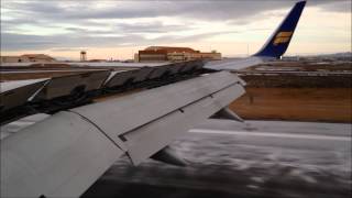 Icelandair 757200 landing at Keflavik Reykjavík [upl. by Rellim]