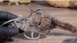 Old Model Ruger Revolver Gun Restoration decoration gun find in river 1851 Navy Model Restoration [upl. by O'Doneven360]