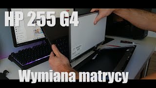 HP 255 G4 wymiana matrycy [upl. by Nauj]