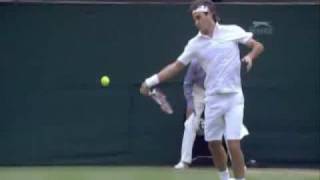 Roger Federer  Forehand slow motion [upl. by Stamata]