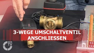 Mitsubishi Electric Aufbau und Anschluss des 3Wege Umschaltventil USV 32  SHKTV [upl. by Llenahc]