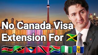 Canada🇨🇦 will Not Extend Visas For Jamaicans🇯🇲 Caribbean🇰🇳🇧🇧🇹🇹🇦🇬 and Africans🇰🇪🇿🇦🇳🇬 [upl. by Yuh655]