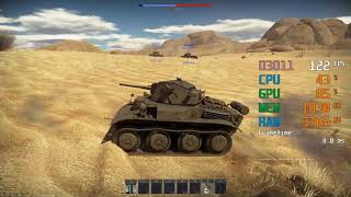 GeForce GTX 1060 3GB  AMD Athlon 200GE  War Thunder FPS Test [upl. by Auos]