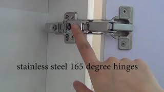 180 degree adjustable hinges soft closing concealed hinge K165H [upl. by Pollerd892]