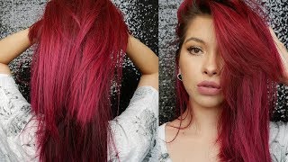 How I Maintain My MagentaBurgundy Red Hair amp Keep It Healthy [upl. by Aneele]