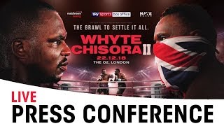 Dillian Whyte vs Dereck Chisora 2  Final Press Conference  LIVE [upl. by Aydan]