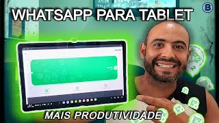 Como Instalar WHATSAPP NO TABLET  SAMSUNG S6 LITE  Samsung DEX  DICA DO BRENO DISEP brenodisep [upl. by Ameerahs]