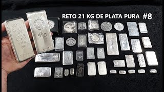 Lingote 1kg de plata pura SEMPSA  Lingote de 1kg ARGOR CHIASSO Silver stack INVIERTA EN PLATA [upl. by Schaffer]