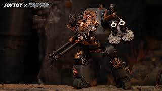 JOYTOY 118 Warhammer The Horus Heresy Space Wolves Contemptor Dreadnought with Gravis Bolt Cannon [upl. by Notsur142]