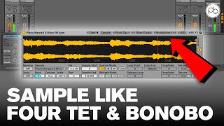 How to Chop Up Samples Like Four Tet and Bonobo in Ableton Live  Tutorial [upl. by Nosaj219]