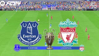 FC 24  Everton vs Liverpool  UEFA Champions League  PS5™ Full Match amp Gameplay [upl. by Nellek]