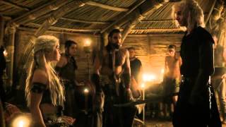 Khal Drogo Killing Viserys  A Crown For A King  Game of Thrones 1x06 HD [upl. by Amsa]