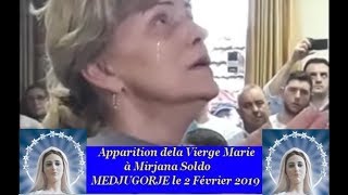 Apparition de la Vierge Marie à Medjugorje le 2 02 2019 [upl. by Esiouqrut493]