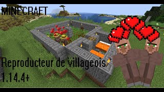 MINECRAFT  Reproducteur de villageois 1144 et 115 Super simple Super efficace [upl. by Abisia]