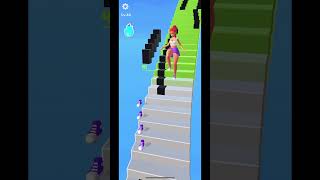 Sock Slide The ULTIMATE Downstairs Race Challenge games shorts viral funny [upl. by Lesko]