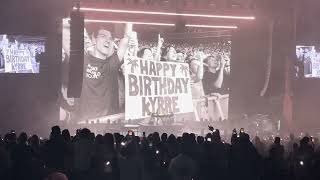 Justin Jesso amp Audience Sing Happy Birthday to Kygo [upl. by Adnael]