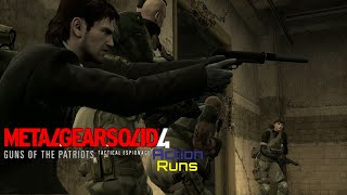 Action Runs  Metal Gear Solid 4  Cleaning House w Rat Patrol 01 [upl. by Sophi]