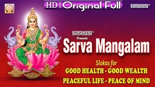 Sarva Mangalam  Powerful Mantras  Devi Slokas [upl. by Eiwoh]