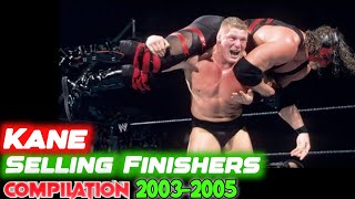 WWE Kane Selling Finishers Compilation 20032005 [upl. by Lleder]