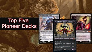 Top Five Pioneer Decks  October 2022  MTGO [upl. by Akenihs]