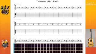 Farewell v2  Avantasia  Guitar [upl. by Lemaceon]