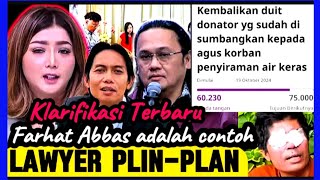 PLIN  PLAN‼️VIDEO KLARIFIKASI TERBARU DARI FARHAT ABBAS YG MULAI LARI DARI POKOK PERSOALANNYA [upl. by Katzman]