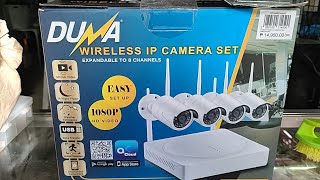 DUMA wireless IP Camera set installation and review cctv review [upl. by Fredelia930]