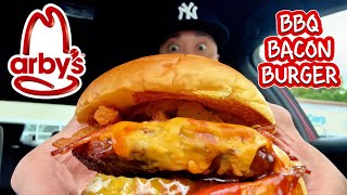 ARBY’S® BBQ BACON BURGER REVIEW LETS SEE IF THIS IS ARBYS BEST BURGER [upl. by Canning]