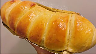 Condensed milk bread soft and fluffy bread sweetened recipe [upl. by Yrod]