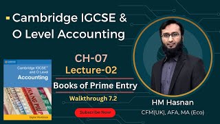 IGCSE amp O LEVEL ACCOUNTING I CH07 LECTURE02 I Books of Prime Entry [upl. by Notsla]