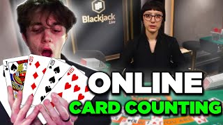 CAN YOU MAKE MONEY COUNTING CARDS ONLINE  Blackjack [upl. by Hudson757]