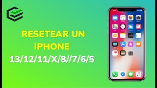 Cómo Resetear un iPhone Bloqueado 14131211XXR8765 [upl. by Assirod]