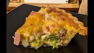 Cheese and Broccoli Quiche [upl. by Stalker]