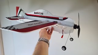 Radiolink A560 3D der RC Flugzeug mit Gyro und Stabilisator unboxing  Montage demontierbar genial [upl. by Rellim905]