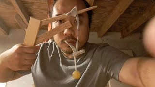 ASMR Wood Art Lollipop 🍭 Eating Sounds [upl. by Akkimat]