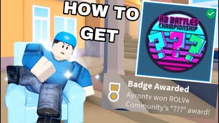 HOW TO GET RB BATTLE  SECRET ARSENAL BADGE  ROBLOX ARSENAL [upl. by Jessamyn]