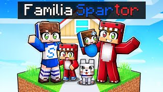 ¡La FAMILIA SPARTOR en MINECRAFT 💖👶 Sparta356 [upl. by Yetnom]