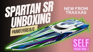 TRAXXAS Spartan Self Righting Speed Boat  Unboxing [upl. by Oinotnaesoj926]