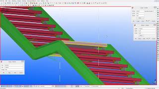 Tekla Structures Makro Kullanarak Sahanlıklı Merdiven Çizimi Xsteel [upl. by Lorinda]