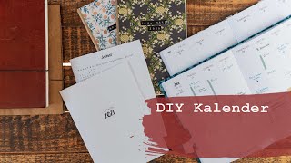 DIY Kalender  selbst ausdrucken und individuell anpassen [upl. by Edijabab]