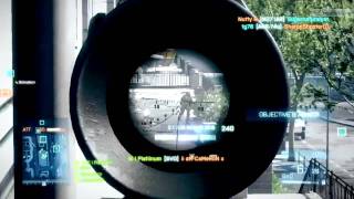 EPIC Battlefield 3 BF3 Sniper Montage [upl. by Chow]