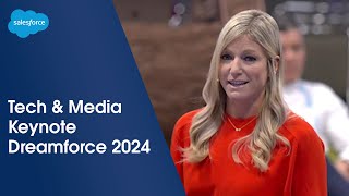 Tech and Media Keynote Drive Revenue and Efficiency With AI  Dreamforce 2024  Salesforce [upl. by Aianat]