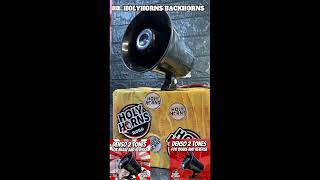 DENSO 2 TONES FOR BRAKE AND REVERSE HOLYHORNS BACKHORNS INNOVATIVE VOICE WARNING BACKHORN horns [upl. by Nalra]