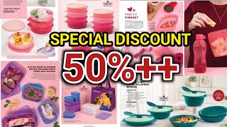 KATALOG TUPPERWARE PROMO BULAN OKTOBER 2023 TUPPERWARE DISCOUNT 50  TUPPERWARE MURAH [upl. by Ynnos]