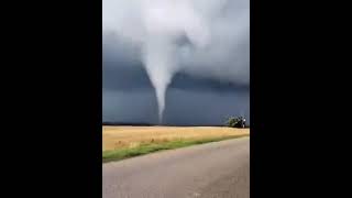 Šiauliai Lithuania  July 13 2024  A tornado caused widespread damage and disruptions [upl. by Hochman]