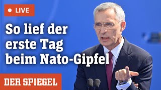 Livestream So lief der erste NatoGipfeltag  DER SPIEGEL [upl. by Trefler467]